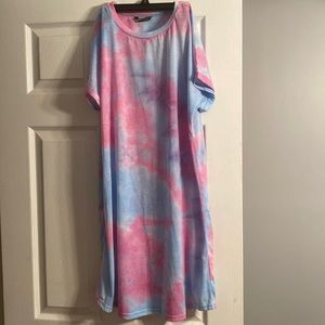 Shein Size 8/10 Tie Dye Tee Dress